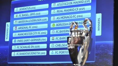 Kết quả bốc thăm vòng 1/8 UEFA Champions League 2014/2015