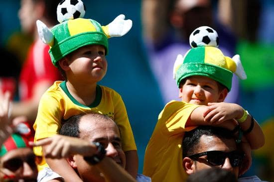 Muôn màu CĐV nhí ở World Cup