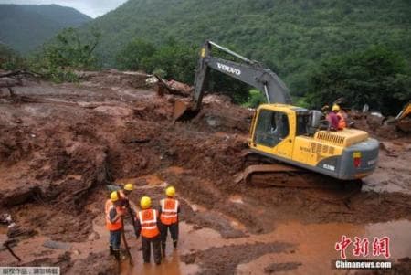Lở đất tại Ấn Độ: Đã tìm được 25 thi thể và 8 người còn sống sót