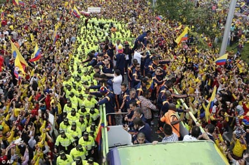 "Những người hùng World Cup" của Colombia