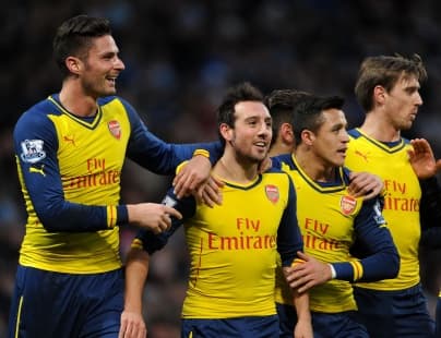 Thua Arsenal 0-2, Man City để Chelsea bỏ xa 5 điểm