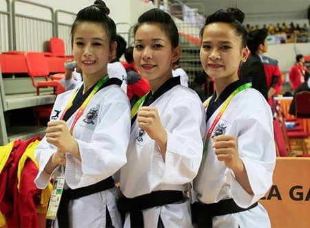3 cô gái “vàng” của Taekwondo Việt Nam
