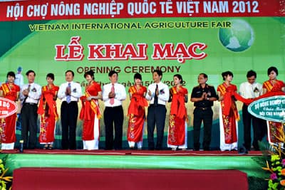 Khai mạc Hội chợ Nông nghiệp Quốc tế Việt Nam năm 2012