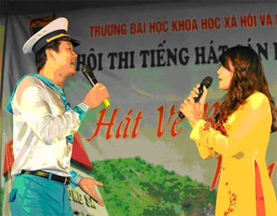Trường Đại học KHXH&NV thi “Hát về biển đảo quê hương”
