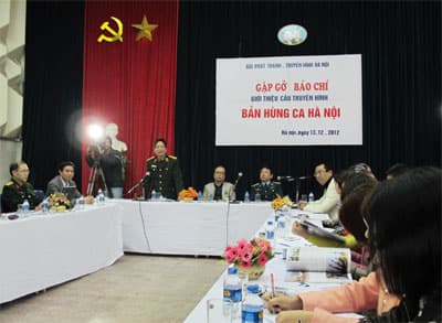 Cầu truyền hình “Bản hùng ca Hà Nội”: Chương trình công phu, tâm huyết