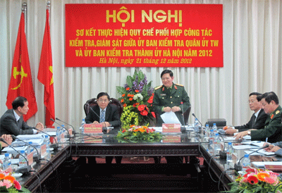 Sơ kết thực hiện quy chế phối hợp công tác kiểm tra, giám sát