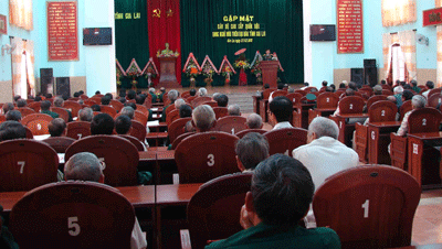 Gặp mặt cán bộ cao cấp Quân đội đang nghỉ hưu trên địa bàn tỉnh Gia Lai