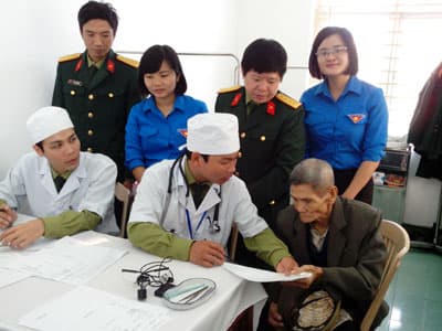 Khám bệnh, cấp thuốc miễn phí cho gần 300 người