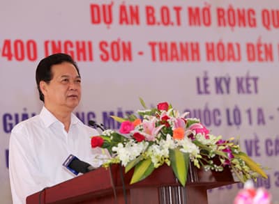Khởi công mở rộng Quốc lộ 1A đoạn từ Khu kinh tế Nghi Sơn (Thanh Hóa) đến Thị trấn Cầu Giát (Nghệ An)