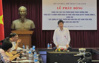 Phát động sáng tác, tác phẩm nghệ thuật văn hóa Việt Nam 2013