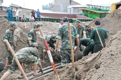 Bộ tư lệnh TP Hồ Chí Minh:Di dời an toàn quả bom nặng 500kg