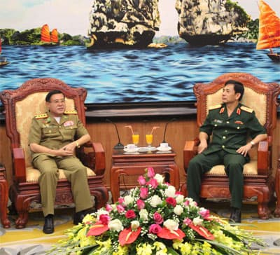 Bộ đội Biên phòng Việt Nam và lực lượng an ninh Lào đẩy mạnh hợp tác