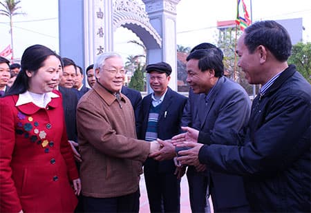 Tổng Bí thư Nguyễn Phú Trọng:Thái Bình sáng tạo trong phát huy nội lực để xây dựng nông thôn mới