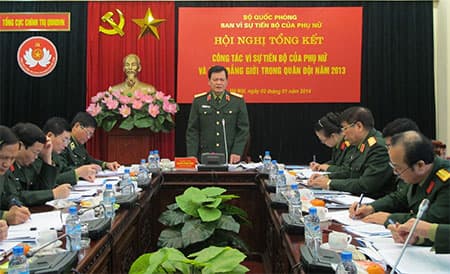 Ban Vì sự tiến bộ phụ nữ Bộ Quốc phòng: Nâng cao chất lượng tham mưu trong xây dựng đội ngũ cán bộ nữ