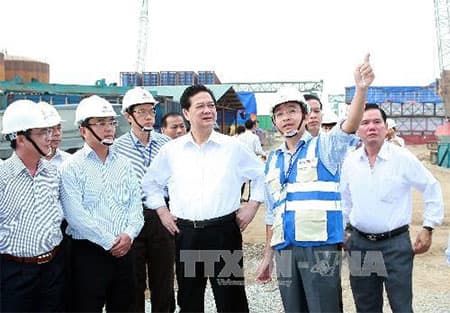 Thủ tướng Nguyễn Tấn Dũng làm việc với lãnh đạo chủ chốt tỉnh Trà Vinh