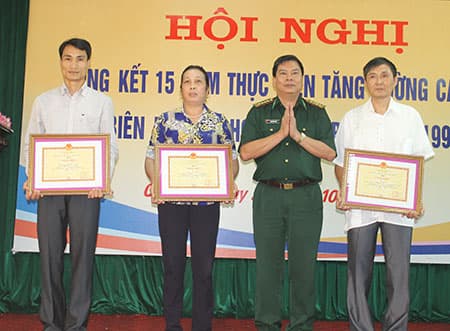 Tổng kết 15 năm thực hiện tăng cường cán bộ BĐBP cho các xã biên giới