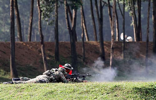 Ngày thi đấu thứ năm Giải AARM-24: Sôi động bài "súng ngắn nữ bắn đĩa"
