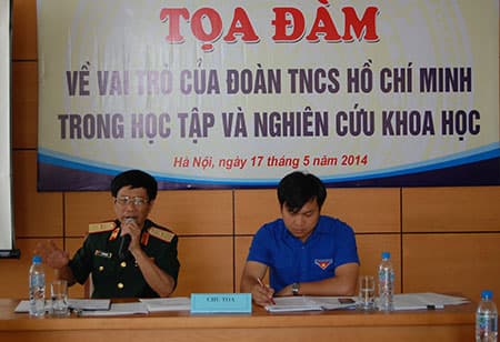Tọa đàm về vai trò của Đoàn TNCS Hồ Chí Minh trong học tập và nghiên cứu khoa học
