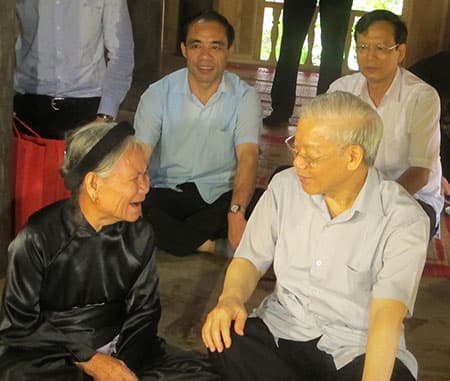 Tổng Bí thư Nguyễn Phú Trọng thăm khu di tích lịch sử Tân Trào
