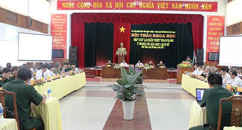 Hội thảo khoa học “Đập tan lá chắn thép Phan Rang-Ý nghĩa và bài học lịch sử”