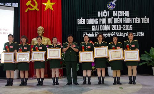 Binh chủng Công binh: Biểu dương phụ nữ điển hình tiên tiến giai đoạn 2010-2015