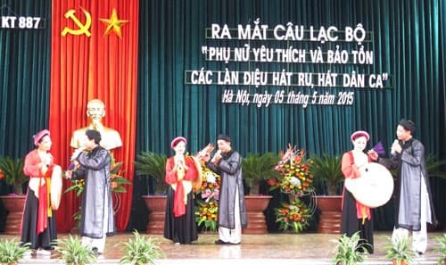 Tổng cục Kỹ thuật ra mắt Câu lạc bộ hát ru, hát dân ca