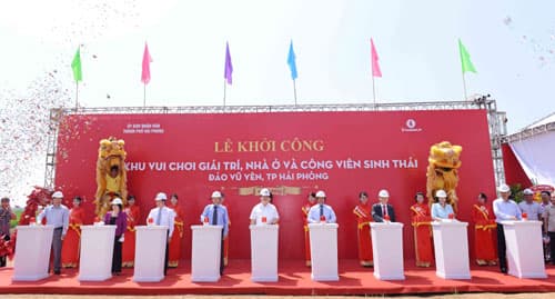 Vingroup - Khởi công dự án sinh thái tại Đảo Vũ Yên – Hải Phòng