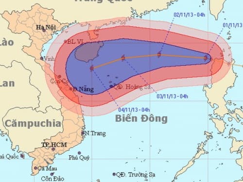 Bão Krosa đi vào Biển Đông và trở thành cơn bão số 12