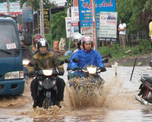 Quốc lộ 27 có đoạn biến thành..."sông"?