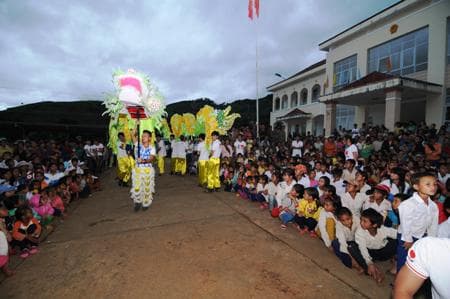 Trẻ em Xê Đăng vui “Đêm hội trăng rằm”