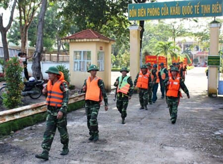 Đón Xuân ở biên giới An Giang