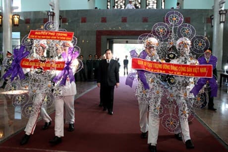 Lễ viếng đồng chí Thượng tướng Phùng Thế Tài