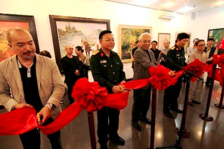 Triển lãm mỹ thuật chào mừng 60 năm chiến thắng Điện Biên Phủ