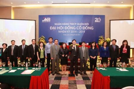 MB tổ chức Đại hội đồng cổ đông nhiệm kỳ 2014-2019