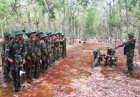 Trận đánh đồi Độc Lập trên bãi tập