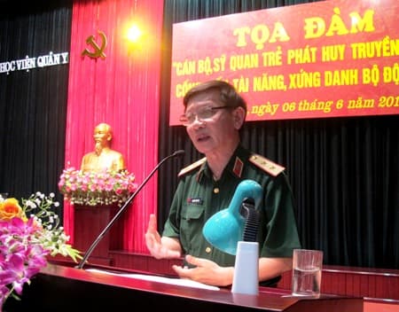 Không ngừng phát huy truyền thống, cống hiến tài năng, xứng danh Bộ đội Cụ Hồ