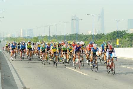 Giải đua xe đạp TP Hồ Chí Minh chào năm mới 2015