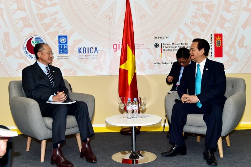 Thủ tướng Nguyễn Tấn Dũng tiếp xúc song phương nhân dịp Hội nghị COP21