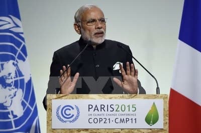 Hội nghị COP21: Thủ tướng Ấn Độ công bố thành lập liên minh quốc tế thúc đẩy năng lượng Mặt Trời