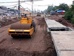 Giá trị thực hiện xây lắp, GPMB đạt hơn 1.736 tỷ đồng