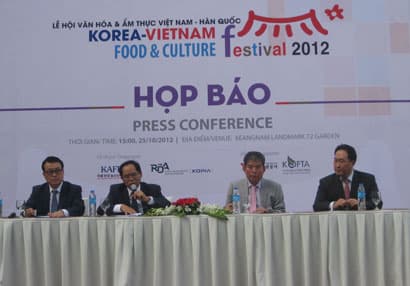 Lễ hội văn hóa và ẩm thực Việt Nam- Hàn Quốc 2012