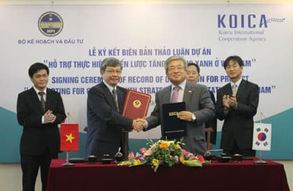 Hỗ trợ Việt Nam 2 triệu USD thực hiện Chiến lược Tăng trưởng xanh