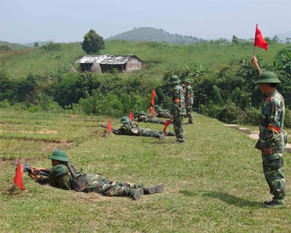 Chiến sĩ mới trên thao trường “cỏ May” Đăk Blà