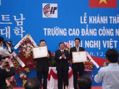 Khởi công xây dựng Trường Cao đẳng Hữu nghị Hàn Việt Bắc Giang
