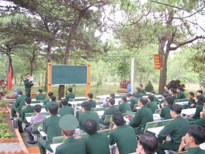 Hiệu quả “Giảng đường xanh” trong huấn luyện