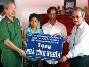 Ưu tiên lo nhà ở cho gia đình thương binh liệt sỹ