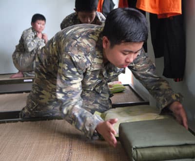 Hào hứng với Học kỳ quân đội