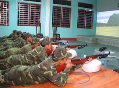 Hệ thống mô phỏng huấn luyện bắn súng bộ binh