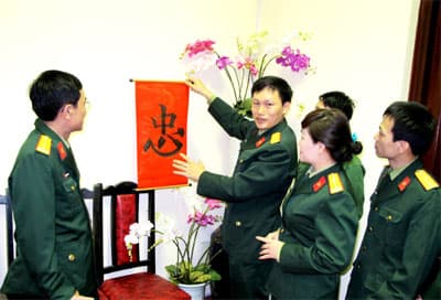 Có một người lính cho chữ