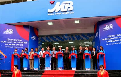 MB khai trương chi nhánh đầu tiên ở Lào Cai